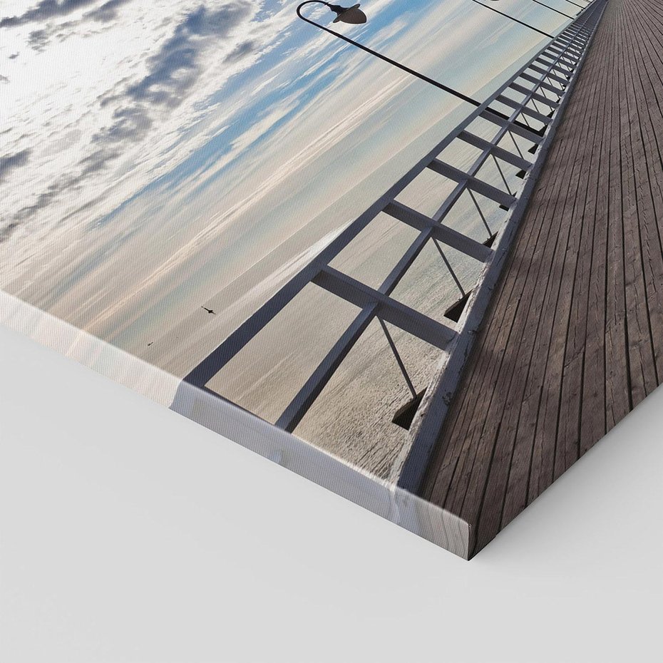 Obraz na płótnie 120x80 - Molo nad Bałtykiem w Gdyni - molo, Gdynia