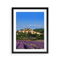 Plakat w ramie 40x50 - Prowansalska Aura - lawenda, Prowansja - rama czarna