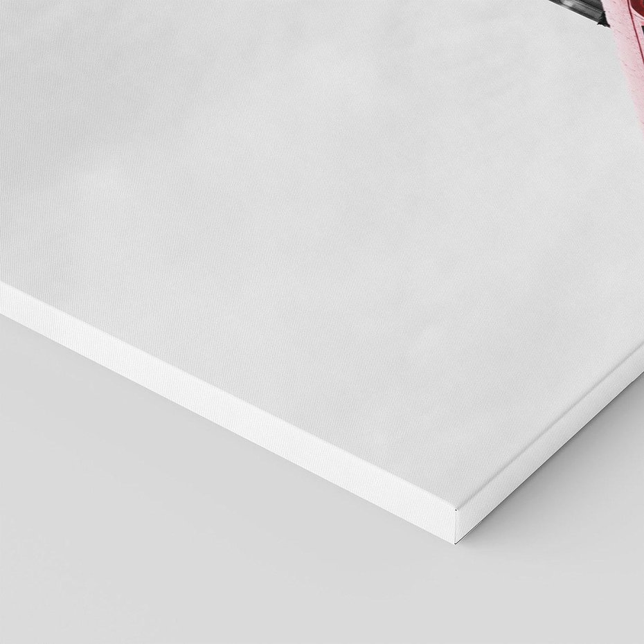 Obraz na płótnie 90x30 - Autobusy w tętniącym życiem Londynie - Londyn, autobus