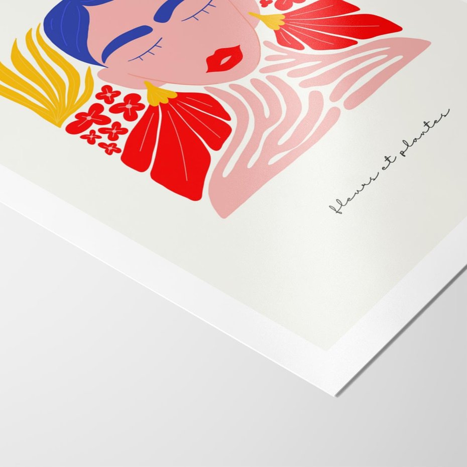 Plakat bez ramy 50x70 - Bezgraniczne Rytmy - kobieta, sztuka abstrakcyjna