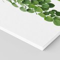 Obraz na płótnie 40x40 - Świeżość Natury - liście, zielone