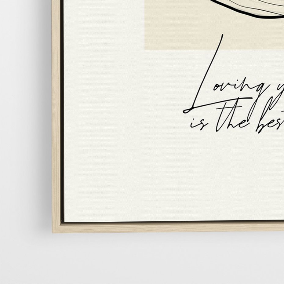 Obraz w ramie 70x100 - Kobieca Moc - nowoczesna sztuka kobieca, plakat - rama drewno