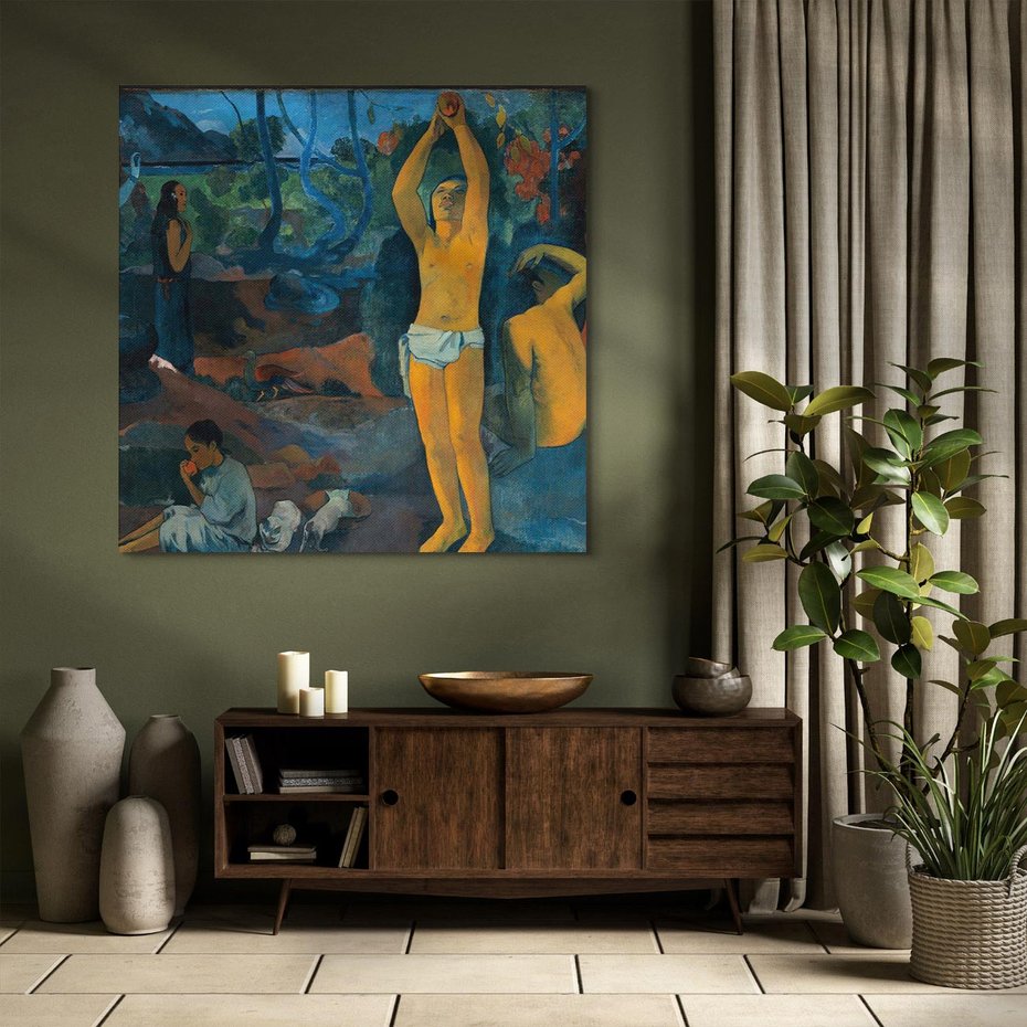 Obraz na płótnie 80x80 - Skąd przyszliśmy? Kim jesteśmy? Dokąd idziemy? - Reprodukcja - reprodukcja, obraz na płótnie