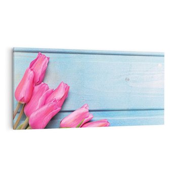 Obraz na płótnie 120x60 - Piękno w pełnym rozkwicie - kwiaty, tulipany