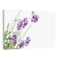 Obraz na płótnie 120x80 - Delikatny Urok - lawenda, kwiaty