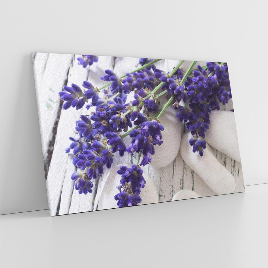 Obraz na płótnie 100x70 - relaks z aromatem - lawenda, spa