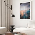 Plakat bez ramy 30x40 - Widok z Góry - fotografia, zdjecie z okna samolotu