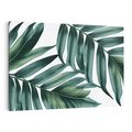 Obraz na płótnie 120x80 - Ruchome liście czasu - liście palmy, tropikalne