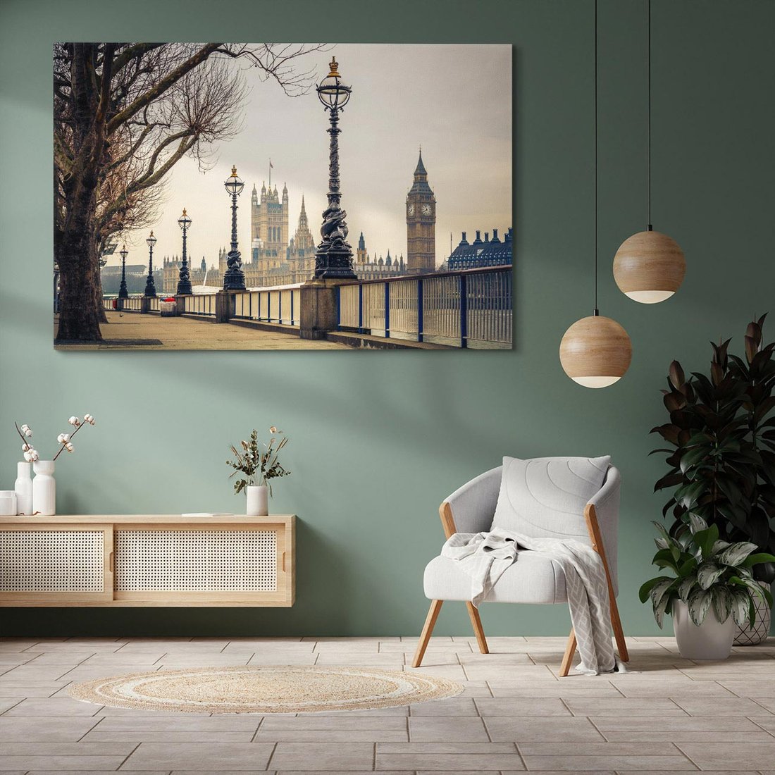 Obraz na płótnie 120x80 - Ikona Londynu - Londyn, Big Ben