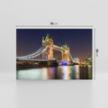 Obraz na płótnie 70x50 - Ikoniczny Tower Bridge - Most, Londyn