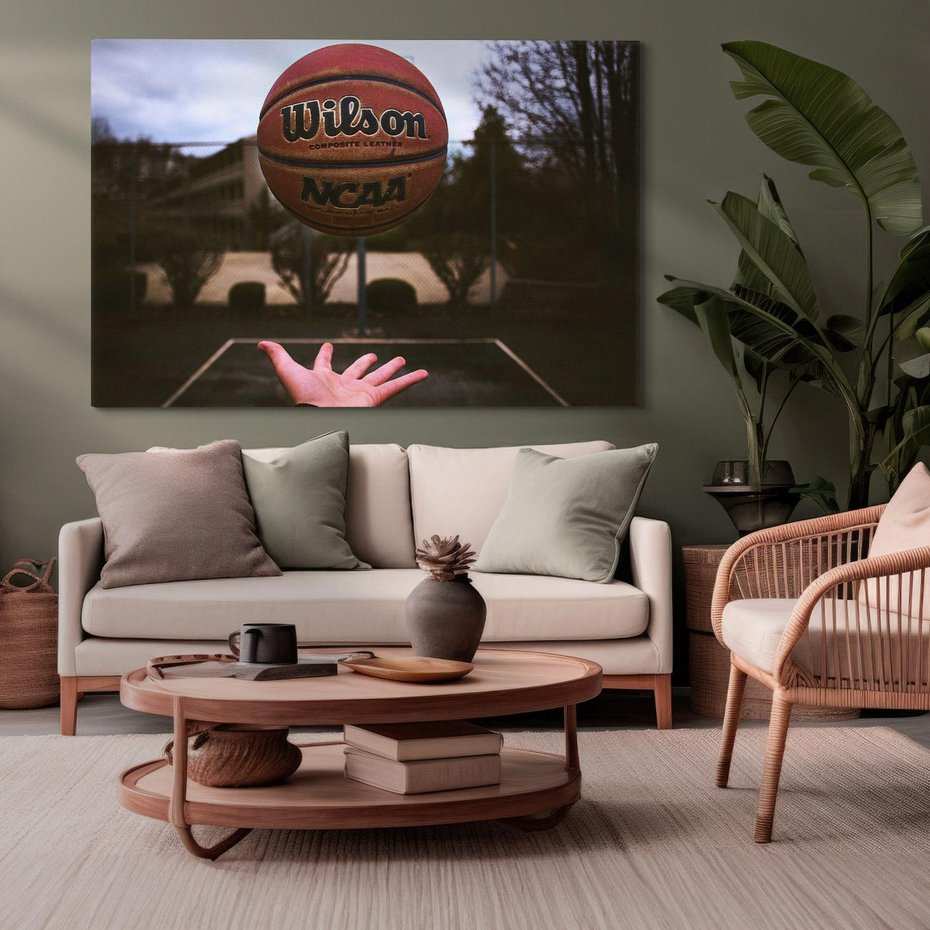 Obraz na płótnie 70x50 - Koszykarskie Pasmo Zwycięstw - koszykówka, piłka