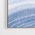 Obraz w ramie 70x100 - Abstrakcyjna akwarela - abstrakcja, akwarela - rama drewno