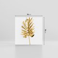 Obraz na płótnie 70x70 - Ponadczasowy Urok - złote, liście