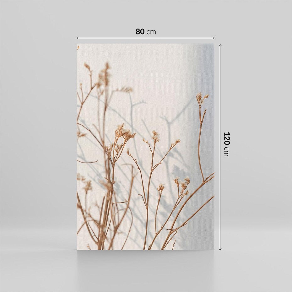 Obraz na płótnie 80x120 - Boho gałązki suche - gałązki, suche