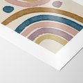 Plakat bez ramy 40x50 - Kształtujące Inspiracje - abstrakcyjne tęcze, kompozycja