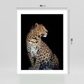 Plakat bez ramy 40x50 - Elegancja Jaguarowej Pantery - jaguar, pantera
