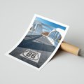 Plakat bez ramy 30x40 - Kansas i Route 66 - Kansas, route 66