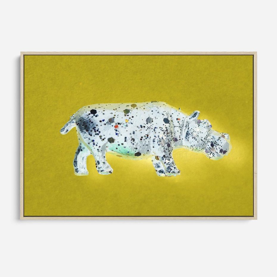 Obraz w ramie 70x50 - Odnalezione w oceanie snów - pozytywna, wesoła sztuka - rama drewno