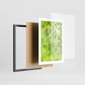 Plakat w ramie 30x40 - Zielone liście natury - liści, zieleń - rama czarna