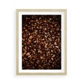 Plakat w ramie 50x70 - Jesienny Dywan - dywan z suchych liści, jesień - rama drewno