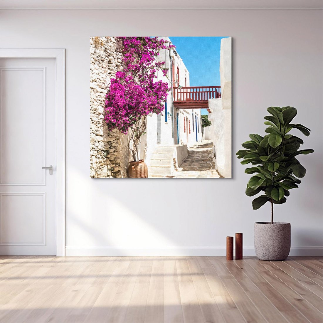 Obraz na płótnie 70x70 - Kwiaty Chorwacji - kwiaty, Chorwacja