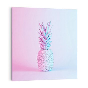 Obraz na płótnie 50x50 - Ananas Abstrakcja - ananas, abstrakcja