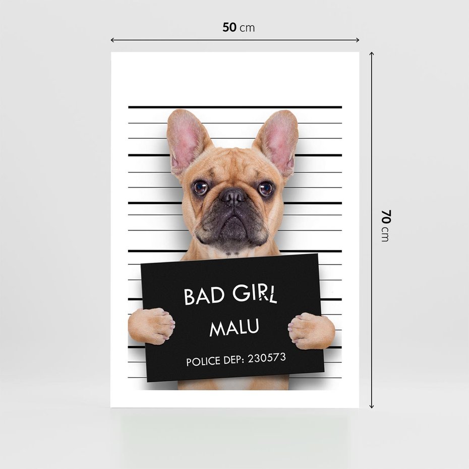 Plakat bez ramy 50x70 - przyjaciel na zawsze - pies, piesek