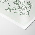 Plakat bez ramy 21x30 - Odbicia Zielonego Raju - zielony odcień, abstrakcja