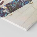 Obraz na płótnie 50x70 - Skateboardowe Rytmy na Desce - deskorolka, skateboard