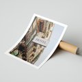Plakat bez ramy 21x30 - Magiczne Spacery - hotel, uliczka