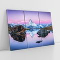 Obraz na płótnie 120x80 - Wielkość górskiego krajobrazu - lodowiec, góry