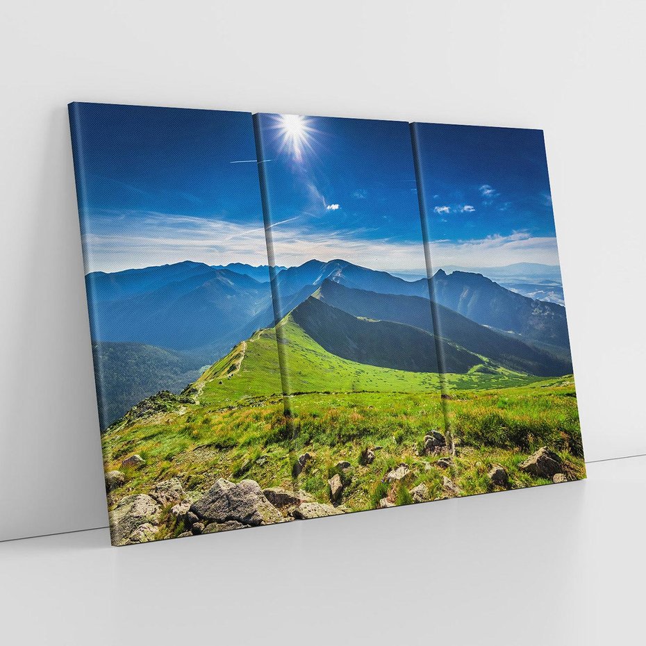 Obraz na płótnie 120x80 - Górska majestatyczność - tatry, góry