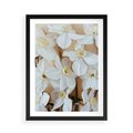 Plakat w ramie 50x70 - Białe Narcyzy - narcyzy, kwiaty - rama czarna
