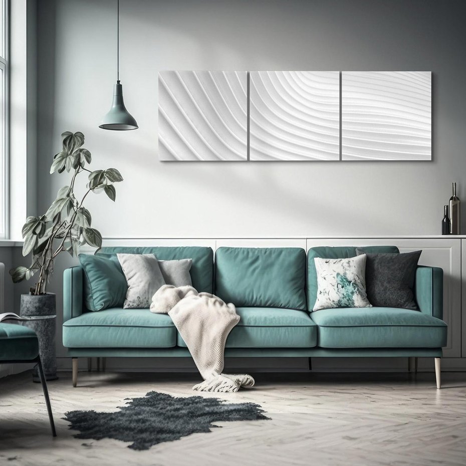 Obraz na płótnie 150x50 - abstrakcja barw - abstrakcja