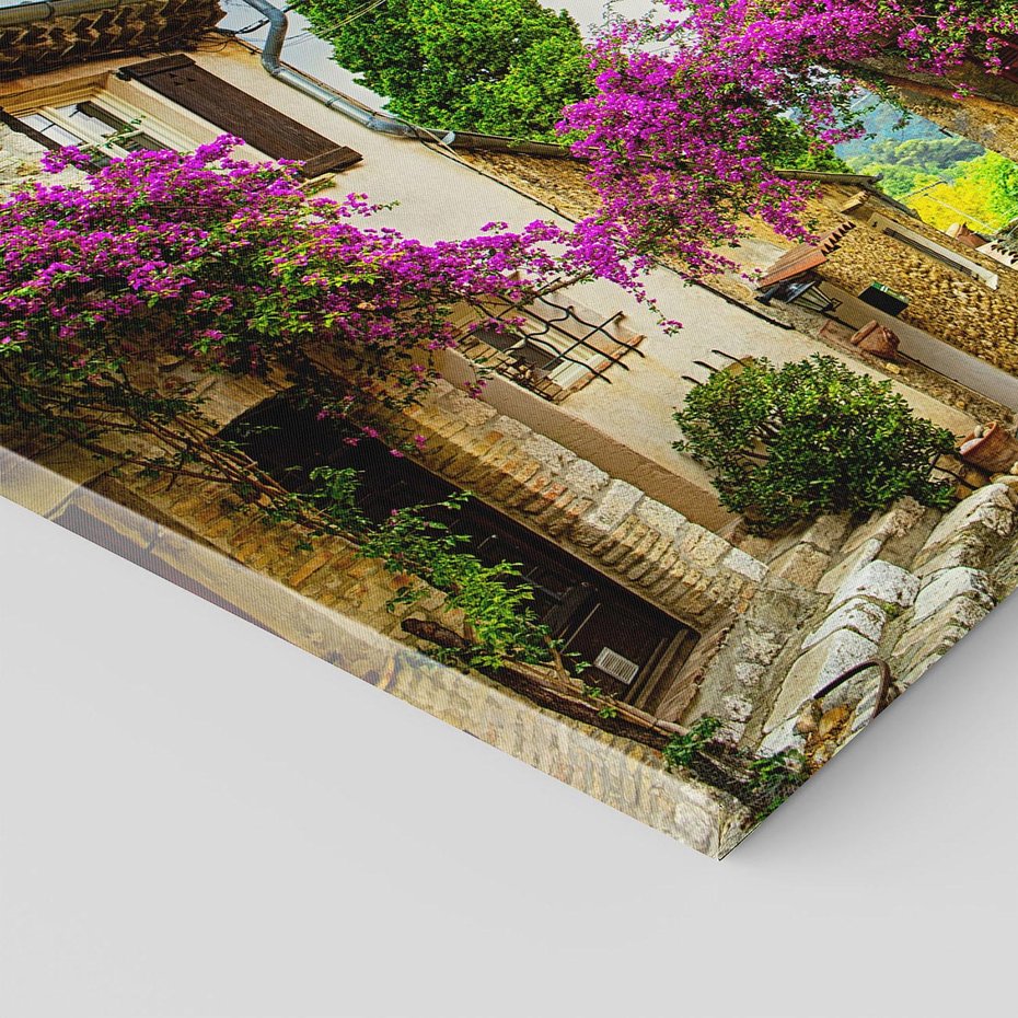 Obraz na płótnie 120x80 - Urok francuskiej uliczki - Francja, uliczka