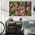 Obraz na płótnie 120x80 - Tulipanowa harmonia - tulipany, kwiaty