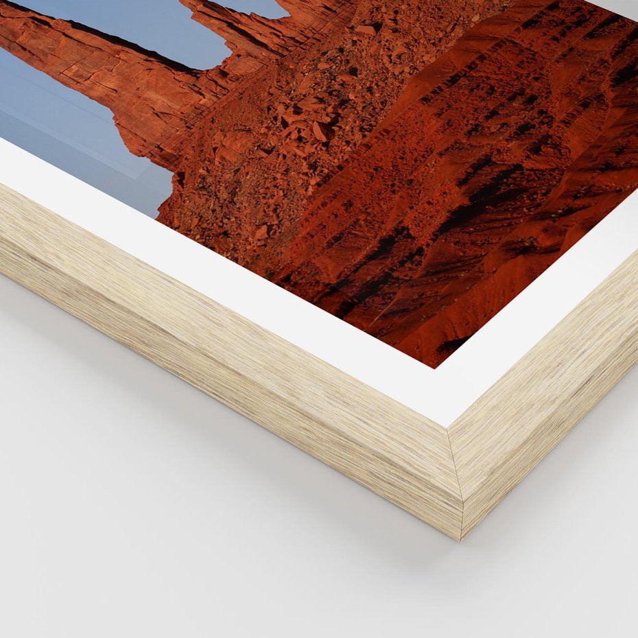 Plakat w ramie 40x50 - Wielki Kanion - majestat pustyni - Wielki Kanion, pustynia - rama drewno