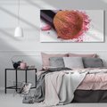Obraz na płótnie 120x60 - Makijaż w kolorze pędzla - makijaż, pędzel