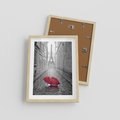 Plakat w ramie 30x40 - Kolorowy parasol w Paryżu - Paryż, parasol - rama drewno