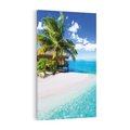 Obraz na płótnie 70x100 - Zaklęte palmy tropików - palmy, ocean