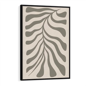 Obraz w ramie 50x70 - Zaklęte Kształty - nowoczesna sztuka, plakat modern - rama czarna