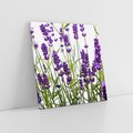 Obraz na płótnie 50x50 - Fioletowa harmonia lawendy - lawenda, fiolet