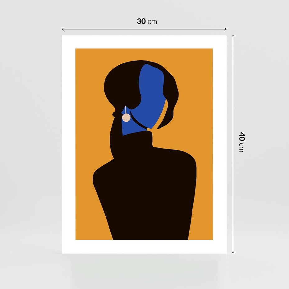 Plakat bez ramy 30x40 - Transformacja Form - sztuka nowoczesna, plakat