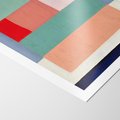 Plakat bez ramy 21x30 - Bezgraniczne Nastroje Harmonii - abstrakcyjne geometryczne kształty, olejny obraz