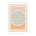 Plakat bez ramy 21x30 - Rozbijająca Opowieść - geometryczne kształty, koła
