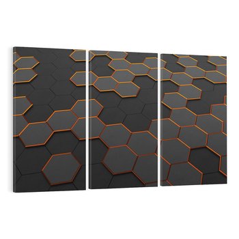 Obraz na płótnie 120x80 - Trójwymiarowa abstrakcja - 3D, abstrakcja