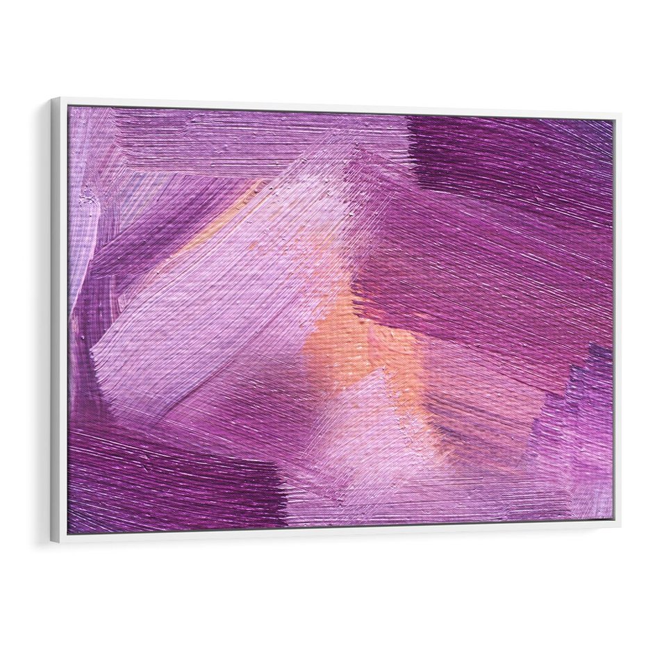 Obraz w ramie 100x70 - Abstrakcyjna gra kolorów - abstrakcja, akwarela - rama biała