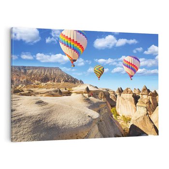 Obraz na płótnie 120x80 - Kolorowe Balony nad Turcją - balony, turcja