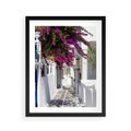 Plakat w ramie 40x50 - Mroczna Tajemnica - uliczka, perspektywa - rama czarna