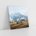Obraz na płótnie 40x40 - Odkryj Ich Urok - góry, skandynawia